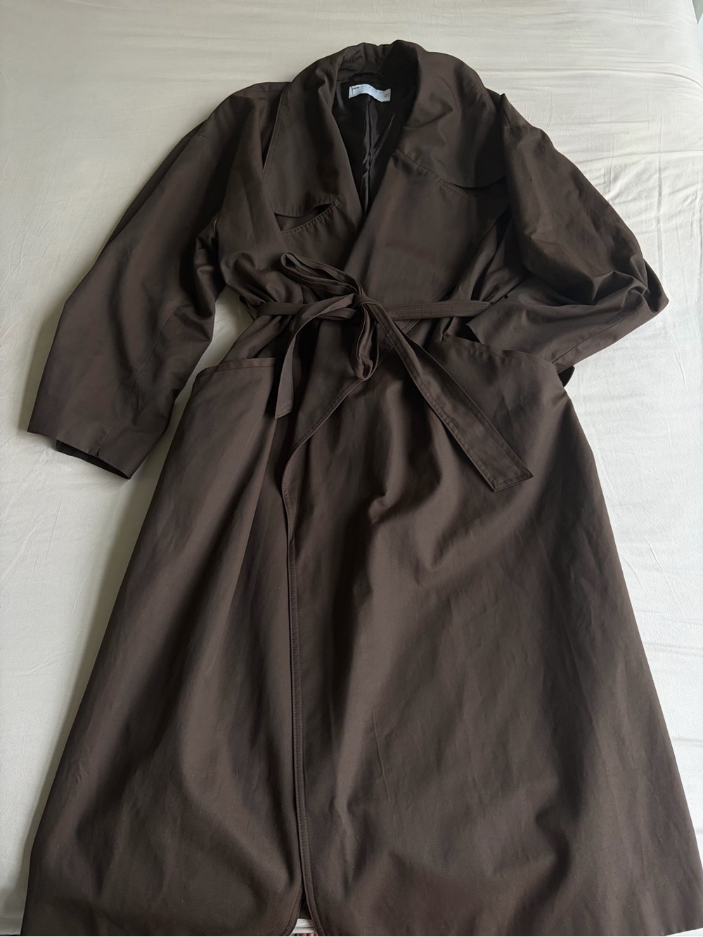 ASOS Women’s Brown Wrap Trench Coat